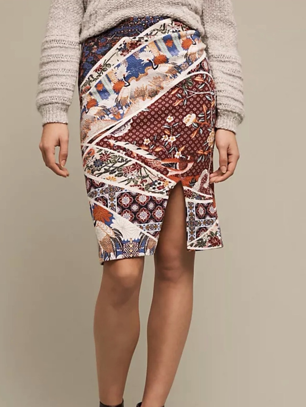 Anthropologie’s Maeve Vannia pencil skirt